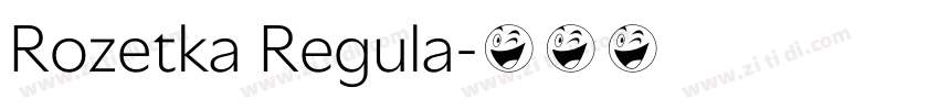 Rozetka Regula字体转换 Rozetka Regula字体转换
